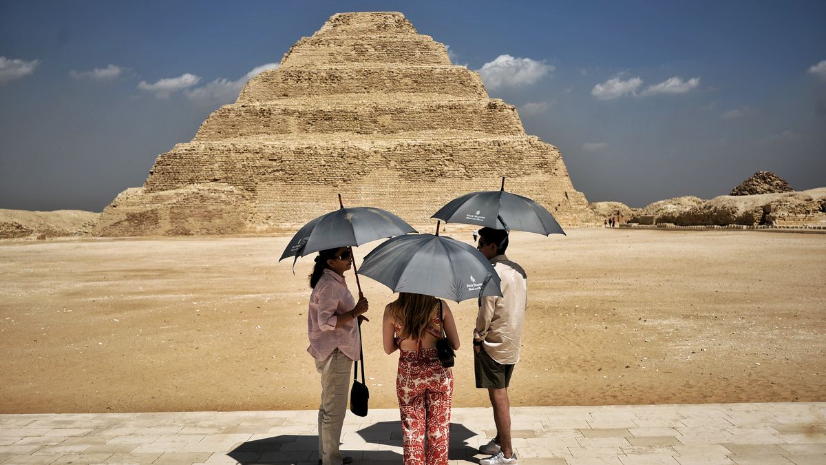 Foto: Egypt otevírá nejstarší pyramidu, chce nalákat turisty